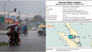 amaran ribut tropika