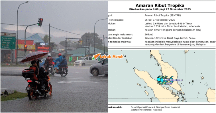 amaran ribut tropika