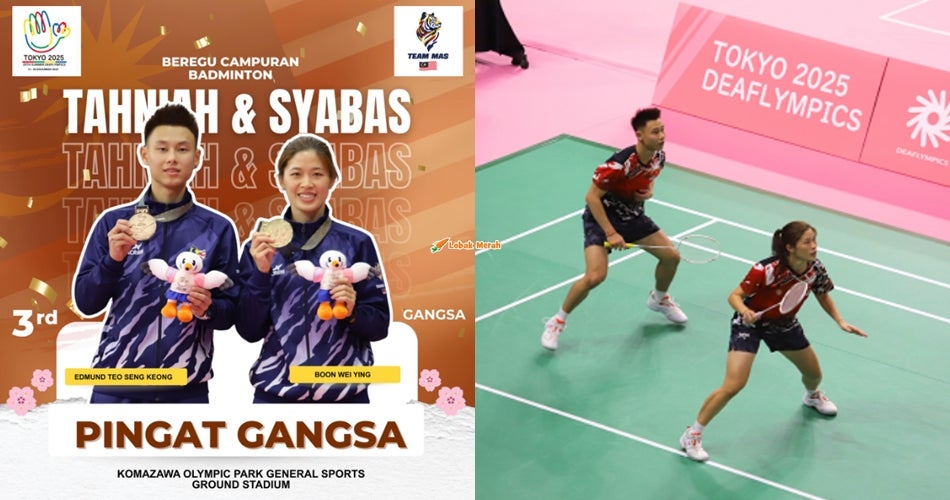 Beregu Badminton Campuran Raih Pingat Pertama Buat Negara di Temasya Deaflympics 2025