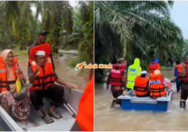 banjir warga emas diselamatkan