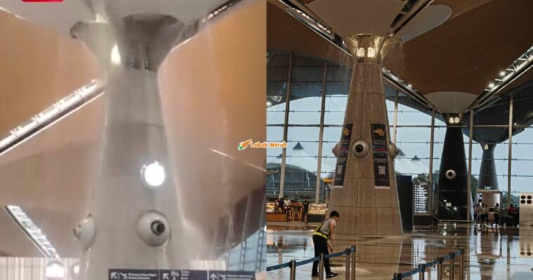 bumbung klia terminal 1 bocor