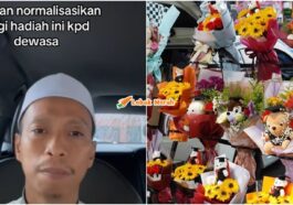 dosa besar beri patung orang dewasa