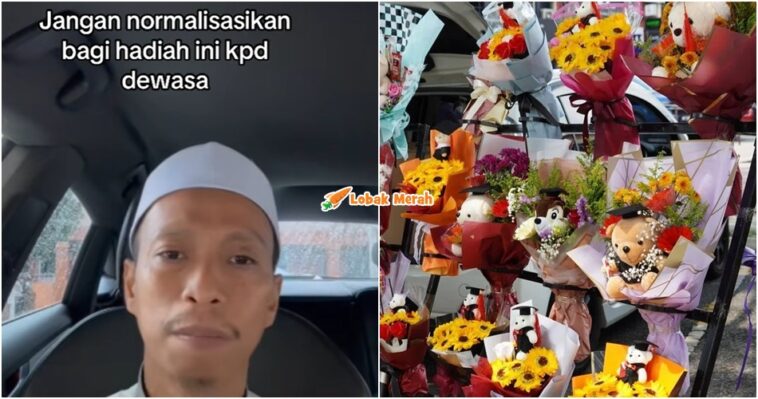 dosa besar beri patung orang dewasa