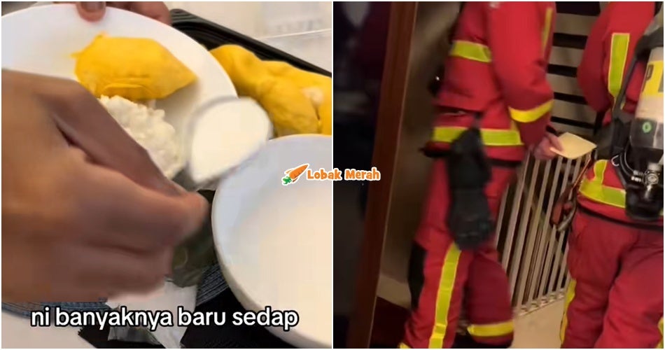 “Satu bangunan kecoh!” – Tengah Nikmat Makan Pulut Durian, Rakyat Malaysia Menetap Di Paris Terkejut Bomba Serbu Rumah
