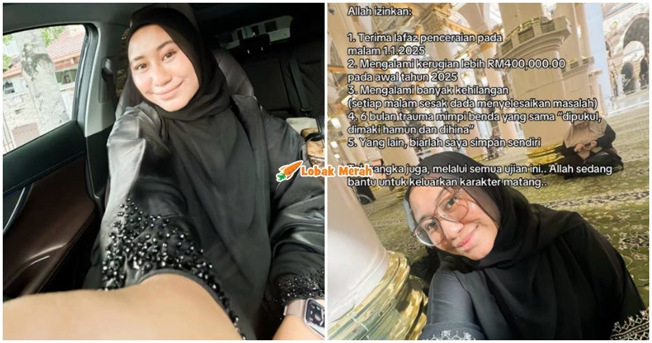 “1.1.2025 terima lafaz cerai” – Pempengaruh Fatin Nabila Kongsi Dugaan Besar Sepanjang Tahun Ini