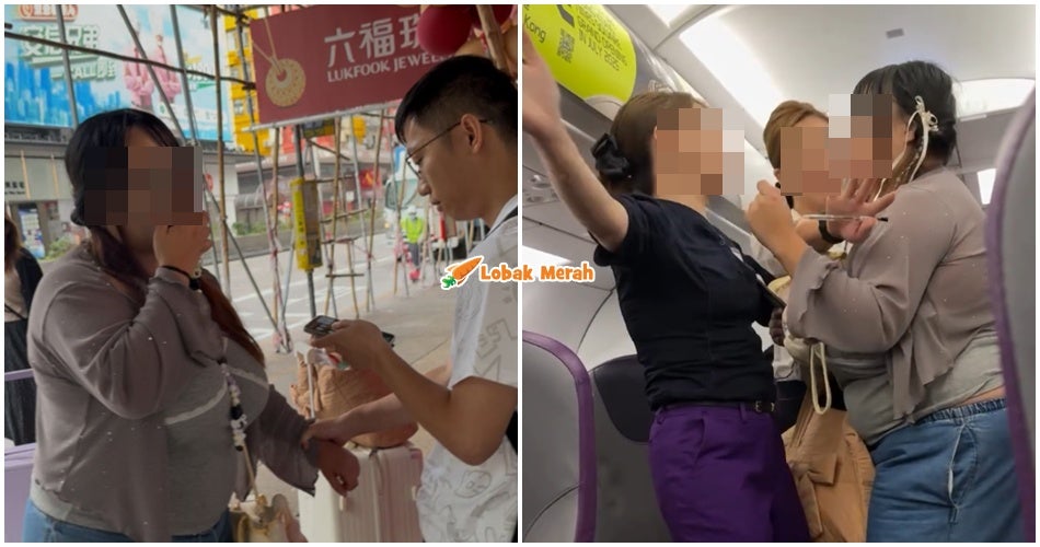 Wanita Merentan Sebab Dakwa BF Langgan Pelacur Dalam Flight, Penerbangan Tangguh Hampir 90 Minit