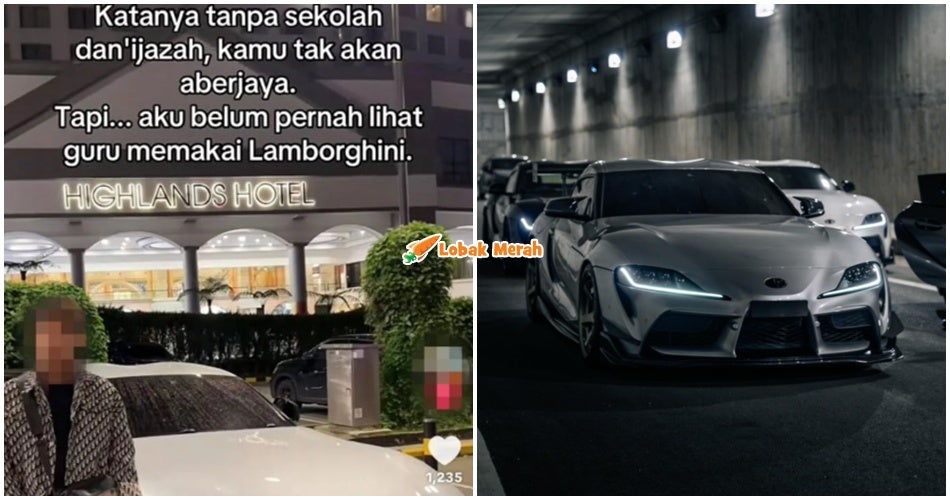 Sindir Guru Sebab Tak Pakai Kereta Mewah, Pemuda Kantoi Rupanya Cuma ‘Posing’ Di Kereta Orang