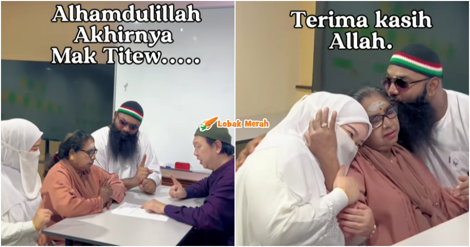 “Alhamdulillah” – Pempengaruh Muka Gangster Muat Naik Video Dedah Ibu Kini Sudah Peluk Islam