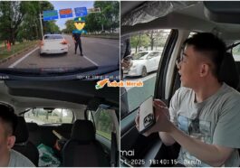 lelaki minta pengecas telefon anggota polis