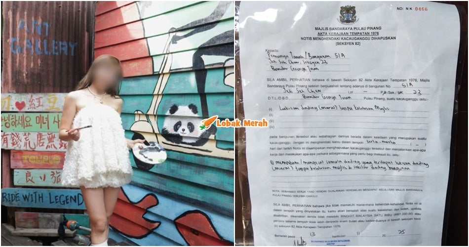 Tiada Kelulusan Majlis, MBPP Arah Lukisan Mural Tular Di Chew Jetty Dipadamkan