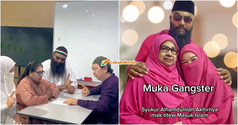 Pempengaruh Muka Gangster Kongsi Perjalanan Ibu Peluk Islam, Doa 12 Hari Di Tanah Suci Termakbul