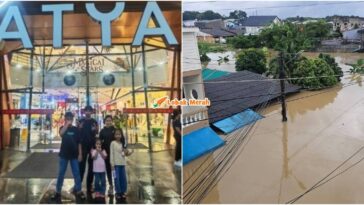 suami terputus hubungan dengan isteri anak banjir