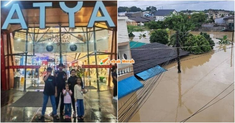 suami terputus hubungan dengan isteri anak banjir
