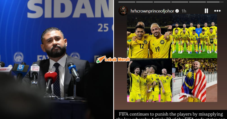 “Terus menghukum para pemain…” – TMJ Dakwa FIFA Langgar Peraturan Sendiri