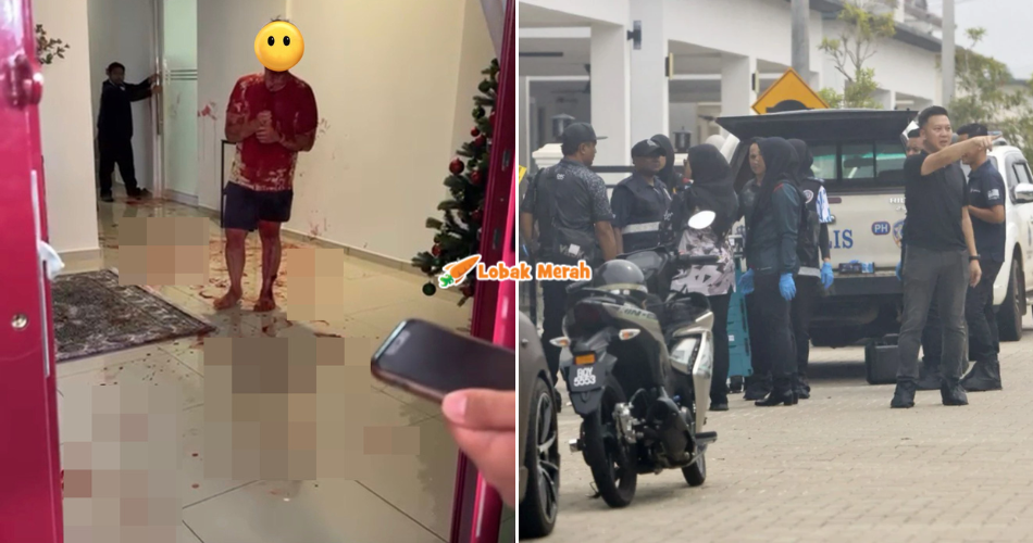 Anak & Ibu Cedera Gara-gara Pembantu Rumah Mengamuk Guna Parang