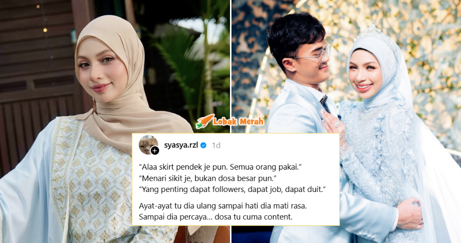 “Ala, skirt pendek je pun…” – Syasya Rizal Tidak Mahu Jadi Seperti Dulu