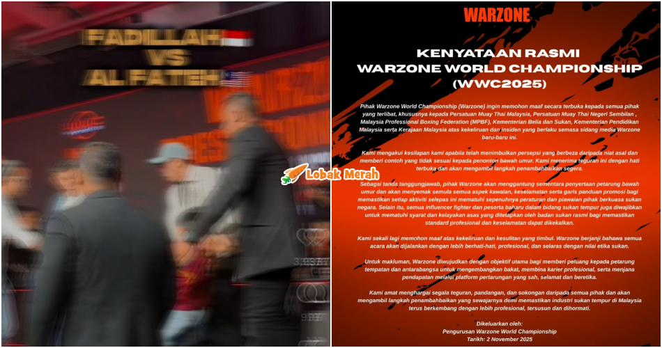 WWC Buat Permohonan Maaf Secara Terbuka, Gantung Sementara Penyertaan Petarung Bawah Umur