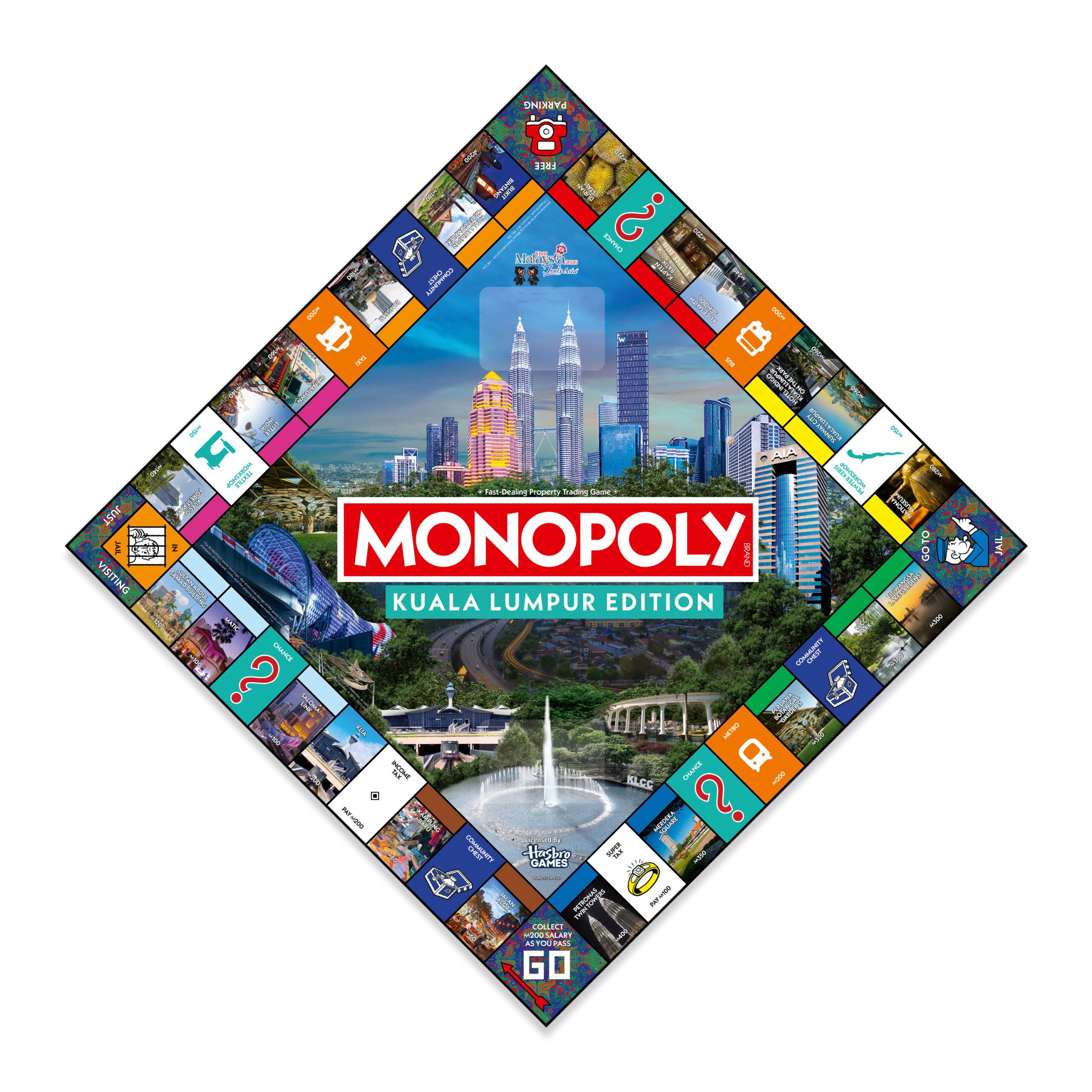 Kuala Lumpur Monopoly EN Board scaled