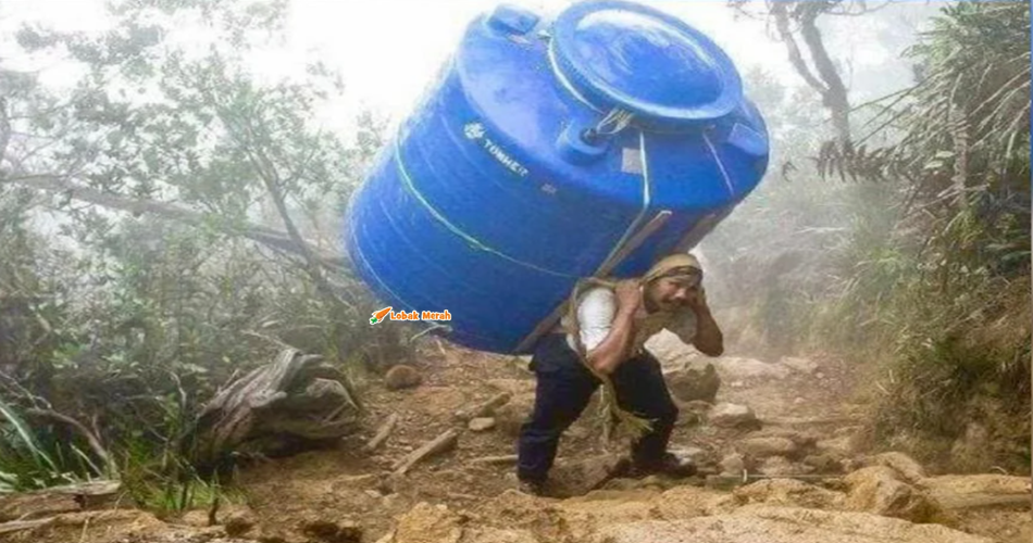 Porter Gunung Kinabalu Yang Pernah Angkat Tangki Air 50kg Ke Laban Rata Meninggal Dunia
