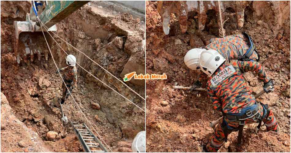 Tapak Pembinaan Bertukar Tragedi, Pekerja M*ut Akibat Tertimbus Tanah Runtuh