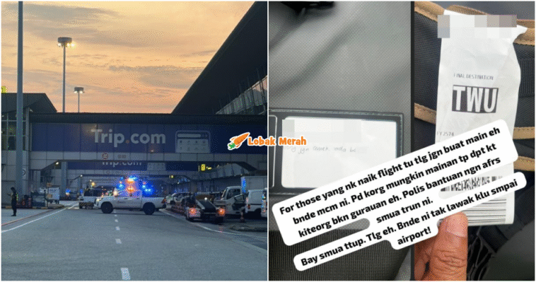 kes bahan letupan di klia