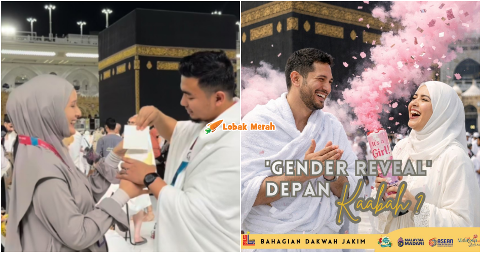 “Kaabah tempat rendahkan hati, bukan menunjuk” – Isu ‘Gender Reveal’ Depan Kaabah, Ini Ulasan JAKIM