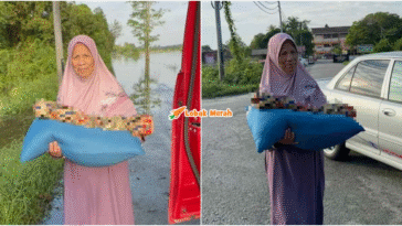 nenek pangku jenazah cucu