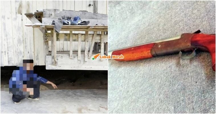 pelajar ditembak rakan main sembunyi