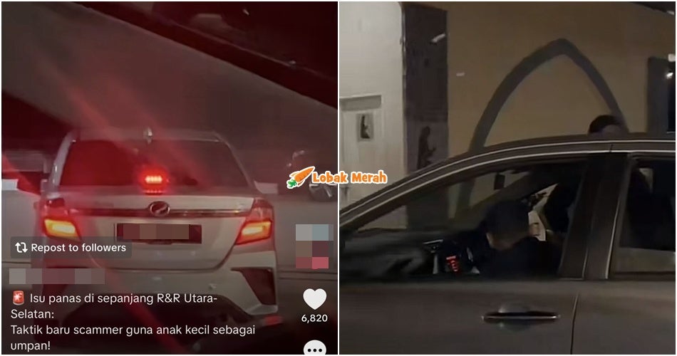 Guna Isteri & Anak Minta Simpati, Netizen Dedah Modus Operandi ‘Scammer’ Warga Asing Di RnR