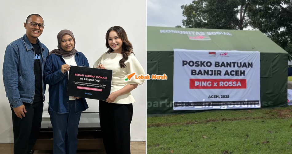 Rossa Agih Zakat RM122,000 Kepada Mangsa Bencana Banjir Di Sumatera