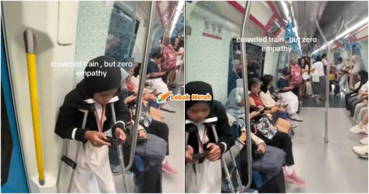 tak beri tempat duduk dalam MRT