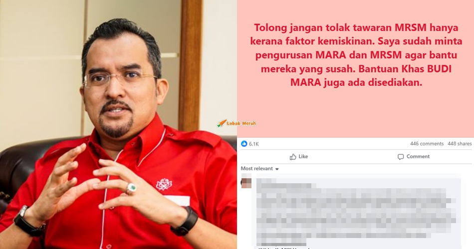 Jangan Tolak Tawaran MRSM Hanya Kerana Faktor Kemiskinan, Kita Ada Jalan Untuk Bantu – Dr Asyraf Wajdi