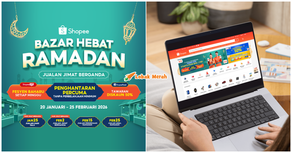 Tak Perlu Keluar Rumah! Fesyen, Makanan & Tawaran Hebat Semua Ada di Shopee Bazar Hebat Ramadan Tahun Ini!