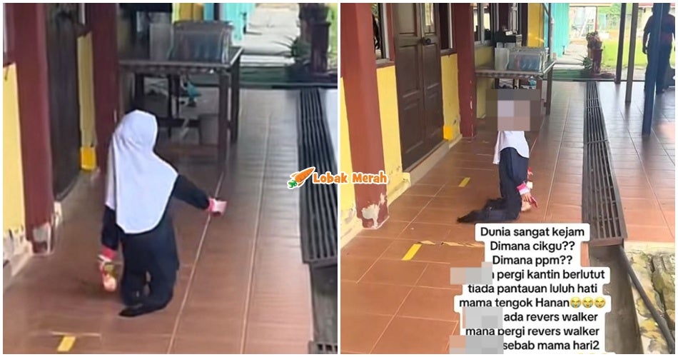 Tular Rakaman Anak OKU Berjalan Seret Lutut Ke Kantin, YDP PIBG Perjelas Situasi Sebenar