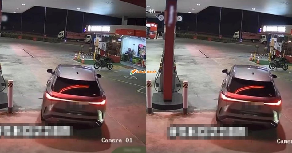 Tular Kereta Plat Pendaftaran Singapura Tak Bayar Bil Minyak Lepas Isi Petrol RON97 Bernilai RM139.01