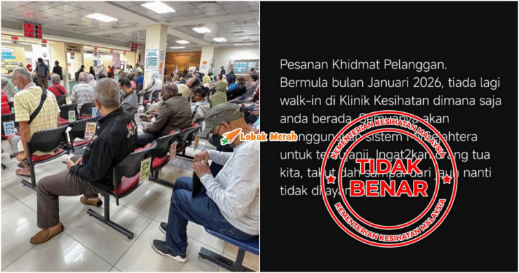 klinik kesihatan walk in