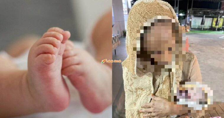 penemuan bayi dalam tandas stesen minyak