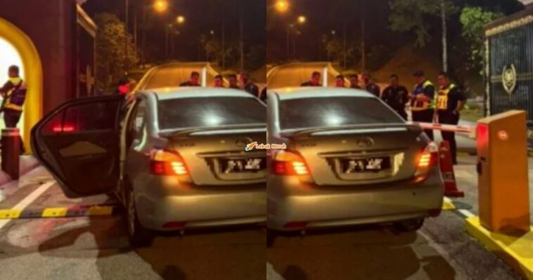 Rempuh Palang Keselamatan Pintu 2 Istana Negara