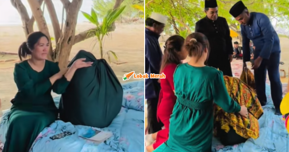 “Pertama kali tengok” – Adat Pengantin Perempuan Dibungkus Seperti Hadiah Undang Perhatian Netizen