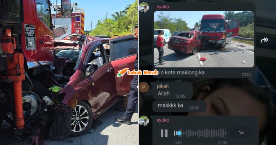 “Makkk” – Netizen Sebak Dengar Rintihan Anak Dalam ‘Group’ WhatsApp Keluarga Lepas Tahu Ibu Maut Kemalangan
