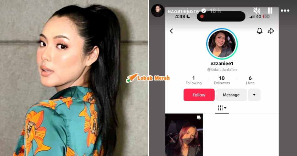 “Mak bapak aku hidup lagi” – Ezzanie Jasny Berang Ada ‘Fake Account’ Komen Melampau