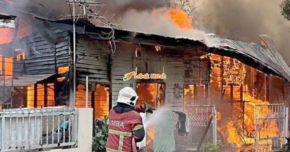 Lelaki OKU Cedera Dala Kebakaran Melibatkan 7 Buah Rumah