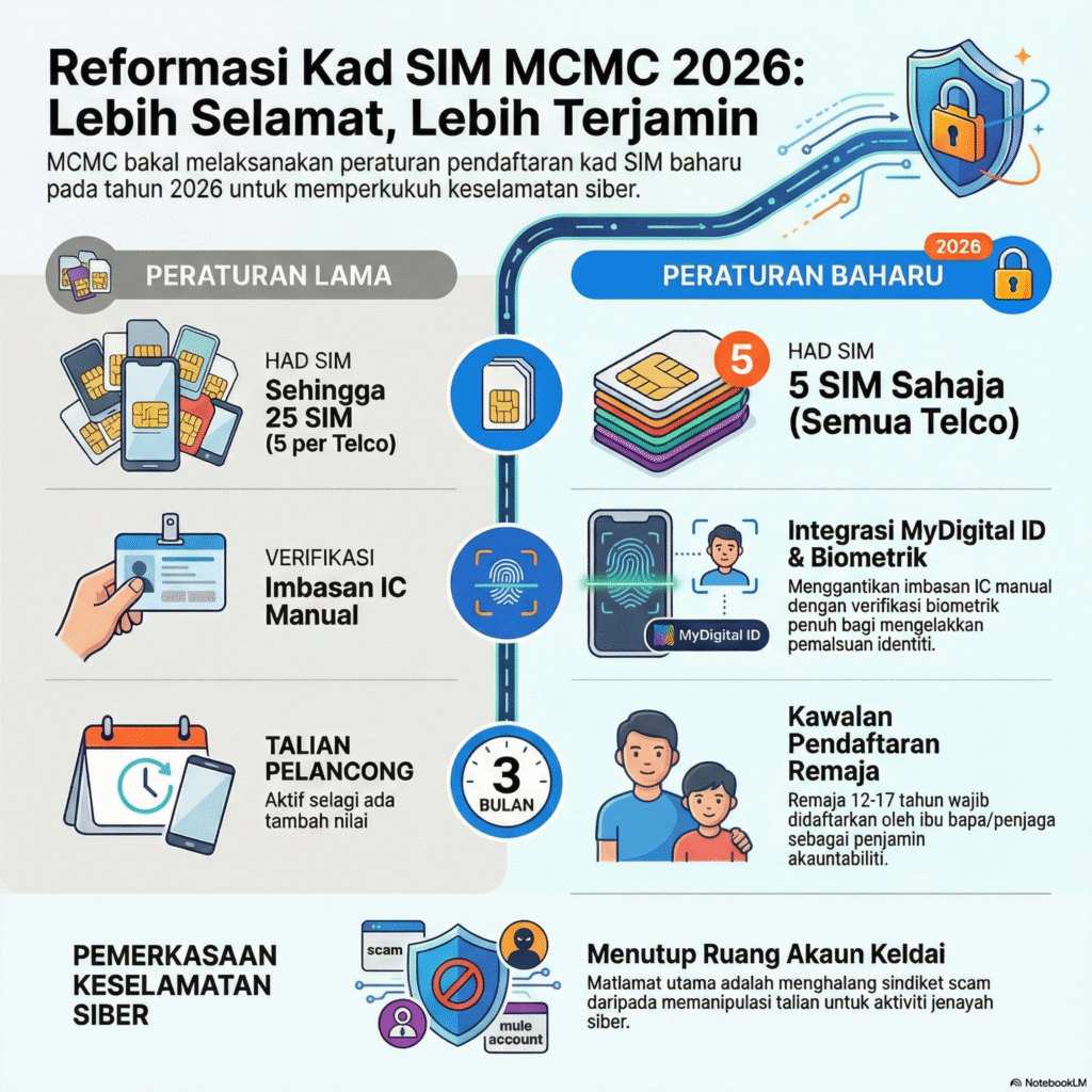 Peraturan Baharu Sim Card Mcmc