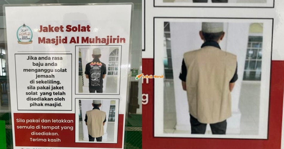 Masjid Al Muhajirin Sediakan Jaket Elak Gangguan Visual Ketika Solat