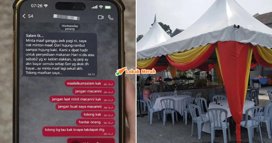 Gara-gara Katerer Lesap ‘Last Minit’, Pengantin Rugi RM11,000 Sampai Ibu Terpaksa Gadai Gelang Emas