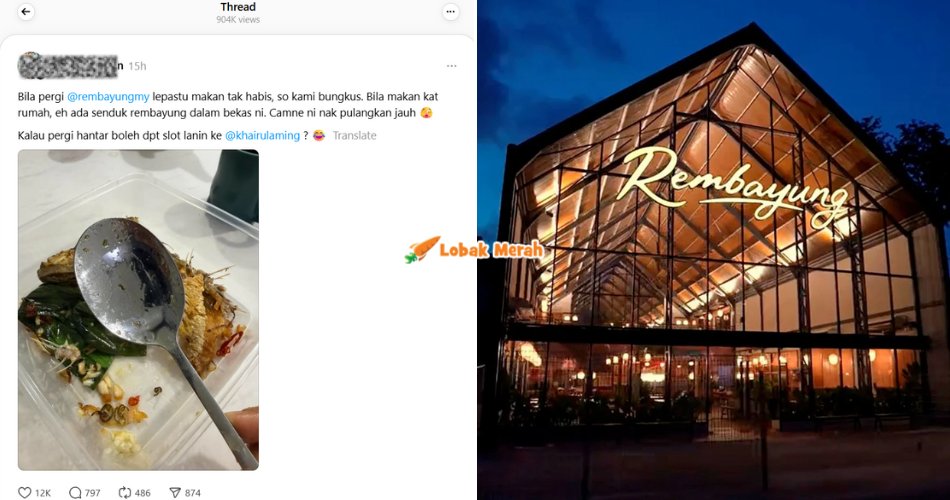 “Camne nak pulangkan…” – Bungkus Makanan Di Rembayung Dapat ‘Free’ Senduk, Khairul Aming Pun Terkedu