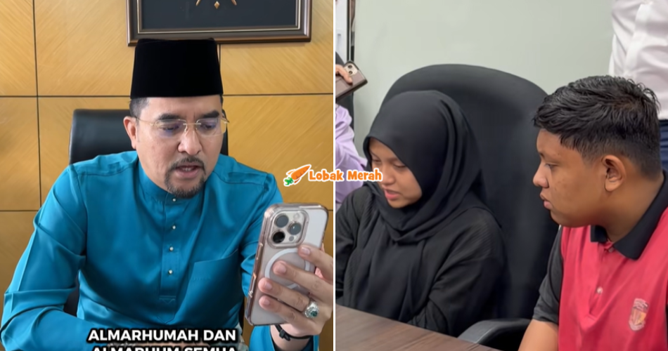 “Anggap saya sebagai ayah sendiri” – Dr. Asyraf Wajdi Santuni Mangsa Tragedi Kebakaran 5 Sekeluarga