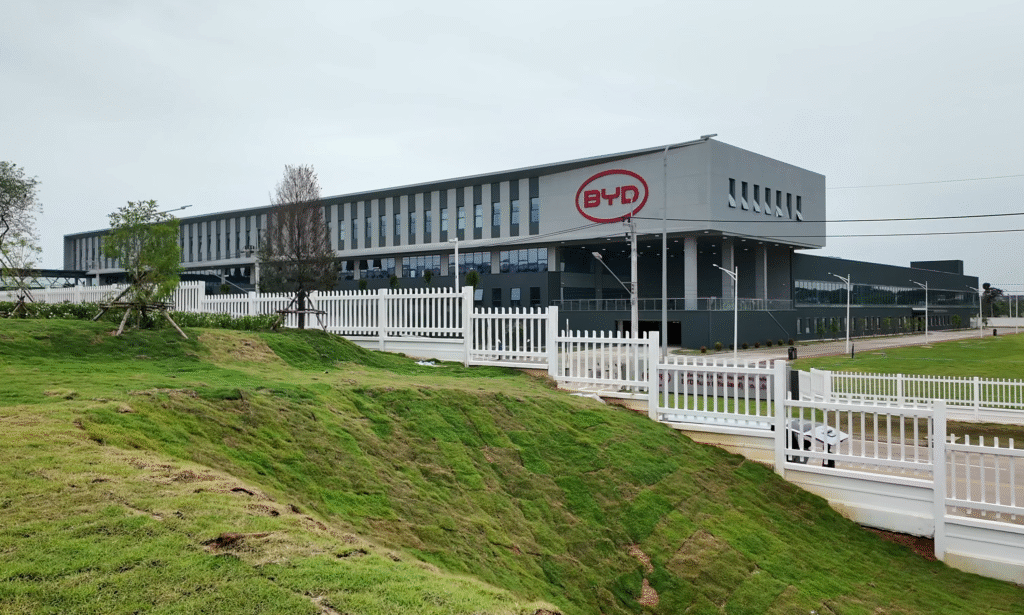 Byd Auto Thailand Co. Ltd. Manufacturing Plant In Rayong Thailand