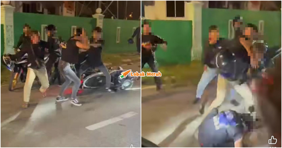 “Depan masjid pun jadi gelanggang” – Tular Video Mat Motor ‘Bergasak’ Waktu Sahur