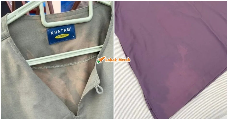 “Masalah warna luntur” – Khatam Maklum Keluhan Pelanggan, Kongsi Tips Cara Nak Basuh Baju Melayu Mereka